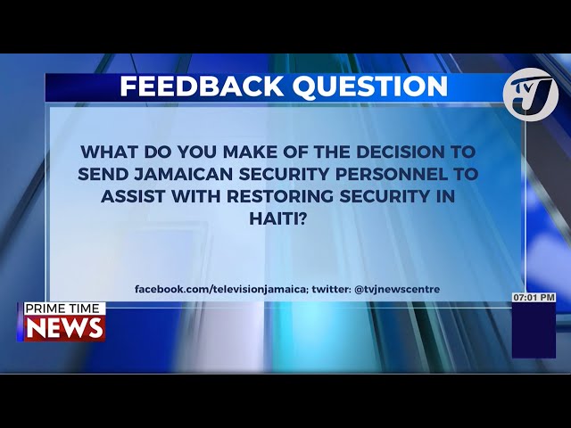 ⁣Feedback Question #tvjnews #tvjprimetimenews