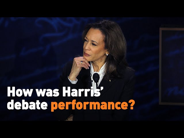 ⁣How was Harris’ debate performance?