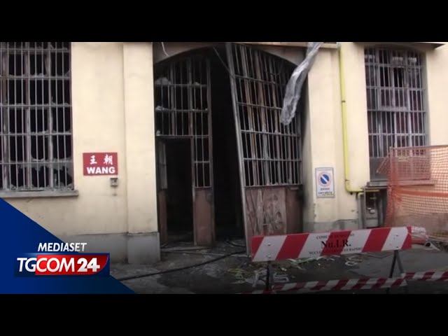 ⁣Milano, incendio in un magazzino: morti tre cinesi