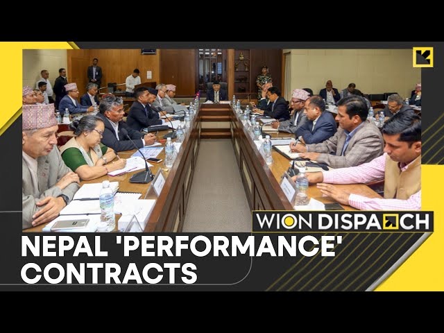 ⁣Nepal PM KP Sharma Oli makes Ministers sign performance documents | World News | WION Dispatch