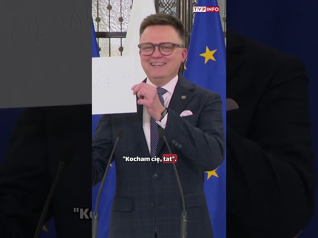 ⁣"Kocham cię, tat." Tego Hołownia się nie spodziewał #sejm #polska #polityka #news #shorts