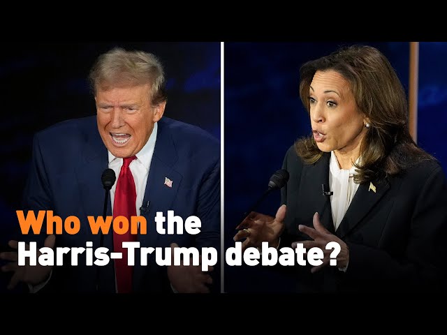 ⁣Who won the Harris-Trump debate?