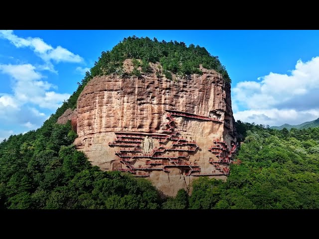 ⁣Xi Jinping's visit to the Maijishan Grottoes inspires cultural relic preservation workers