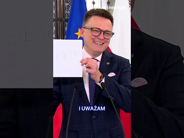 ⁣Szymon Hołownia niespodziewanie przerwał konferencję. Znalazł wiadomość od córki