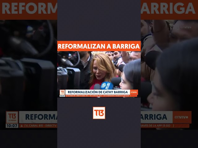 ⁣Los descargos de Cathy Barriga en su llegada a la reformalización acusada de fraude al fisco