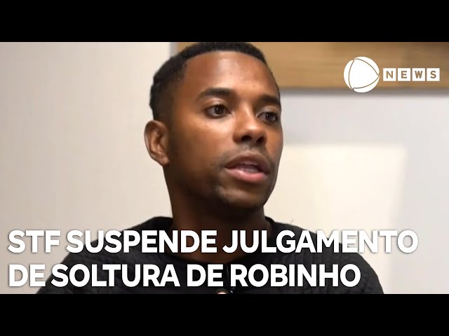 ⁣STF suspende julgamento de soltura de Robinho após pedido de vista de Gilmar Mendes