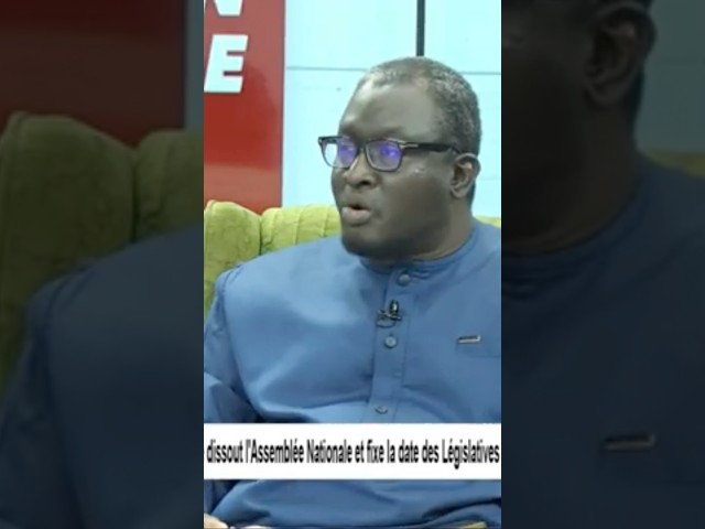 ⁣Ayib Daffé " On félicite le président Diomaye d'avoir dissous l'assemblée nationale&q