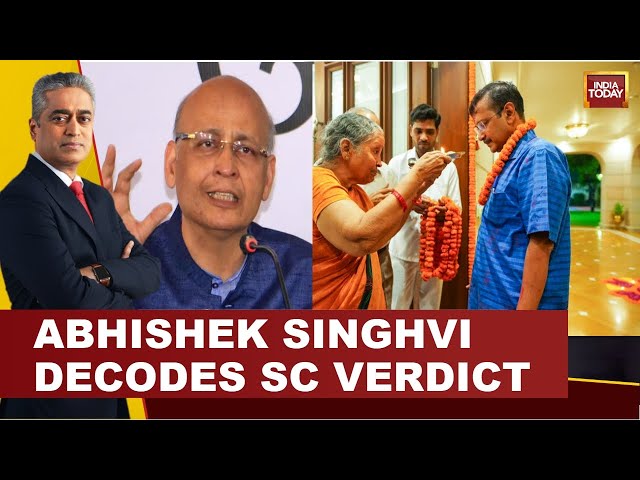 ⁣Rajdeep Sardesai LIVE: Arvind Kejriwal Out Of Jail | Abhishek Singhvi Decodes Supreme Court Verdict