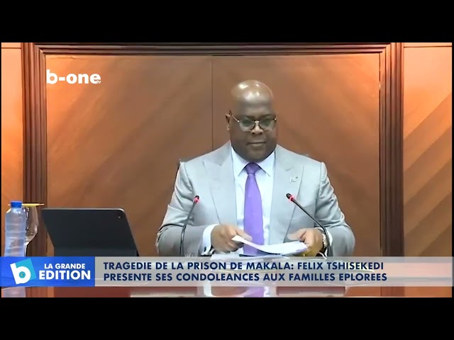 ⁣Tragédie de MAKALA : Felix TSHISEKEDI présente ses condoléances aux familles éploré