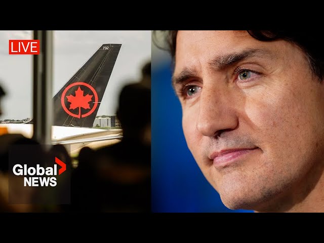 ⁣Air Canada strike looms: Trudeau speaks as airline begins cancelling flights | LIVE