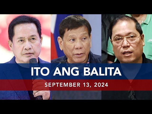 ⁣UNTV: Ito Ang Balita | September 13, 2024