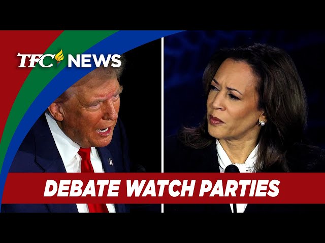 ⁣Fil-Am supporters tumutok sa presidential debate nina US VP Harris at dating Pang. Trump | TFC News