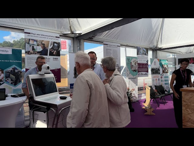 ⁣Coup de projecteur sur le programme e-Meuse santé à la foire de Verdun