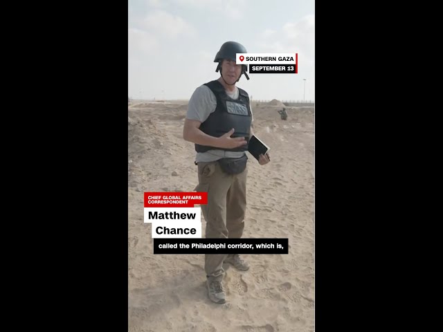 ⁣CNN reporter gets rare access to strip of land key to Israel-Hamas ceasefire