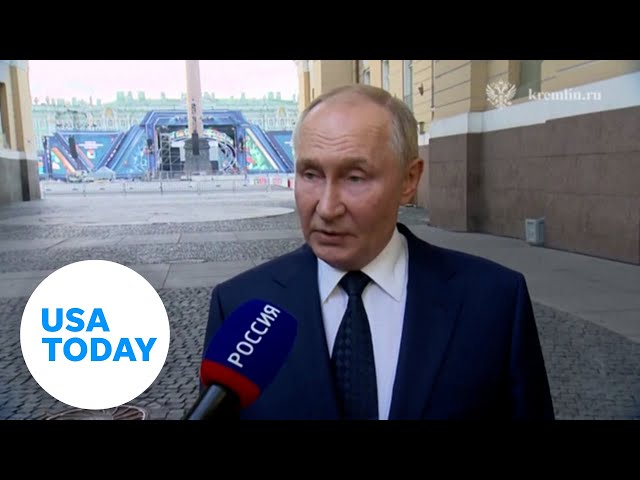 ⁣Putin threatens NATO with war if Ukraine uses long-range missiles | USA TODAY