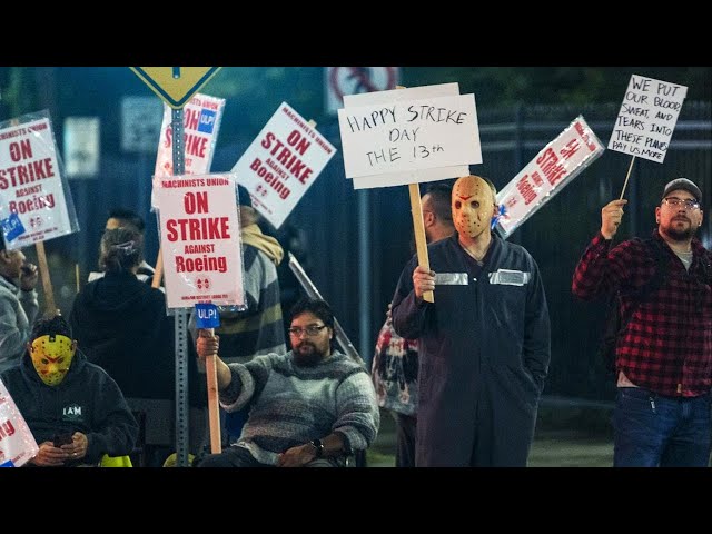 ⁣Boeing employees reject contract offer, walk off the job by the thousands