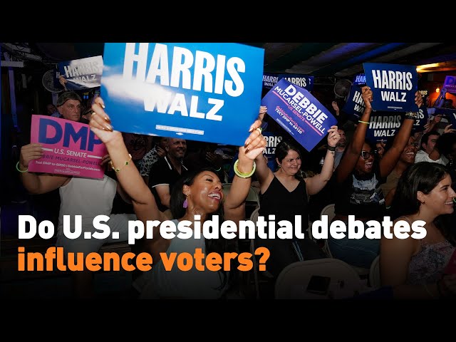 ⁣Do U.S. presidential debates influence voters?