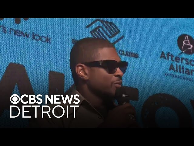 ⁣Usher partners with Boys and Girls Clubs in Southeast Michigan