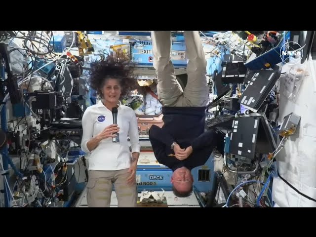 ⁣Boeing Starliner crew gives update from space station | full video