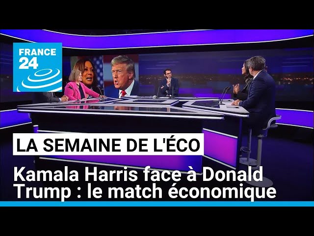 ⁣Kamala Harris face à Donald Trump : le match économique • FRANCE 24