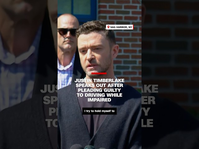 ⁣‘I could have made a different decision’: Justin Timberlake speaks out after pleading guilty