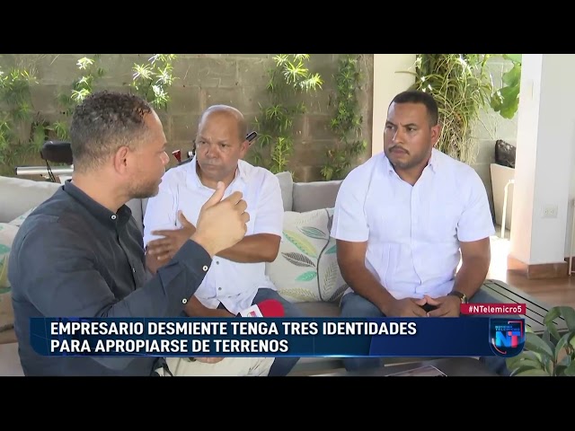 ⁣Empresario desmiente tenga tres identidades para apropiarse de terrenos