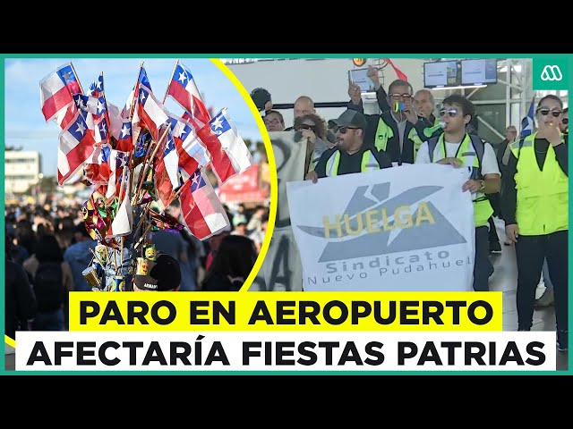 ⁣Paro en aeropuerto en medio de masivos viajes por Fiestas Patrias