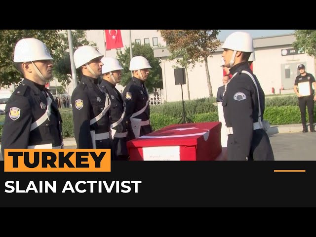 ⁣Body of slain Turkish American activist arrives in Turkey | Al Jazeera Newsfeed