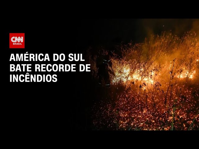 ⁣América do Sul bate recorde de incêndios | BASTIDORES CNN