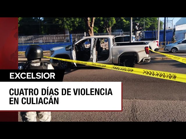 ⁣Enfrentamientos entre narcos deja paralizado a Culiacán