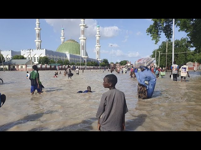 ⁣Las inundaciones en el noreste de Nigeria dejan 30 muertos y cientos de miles de desplazados