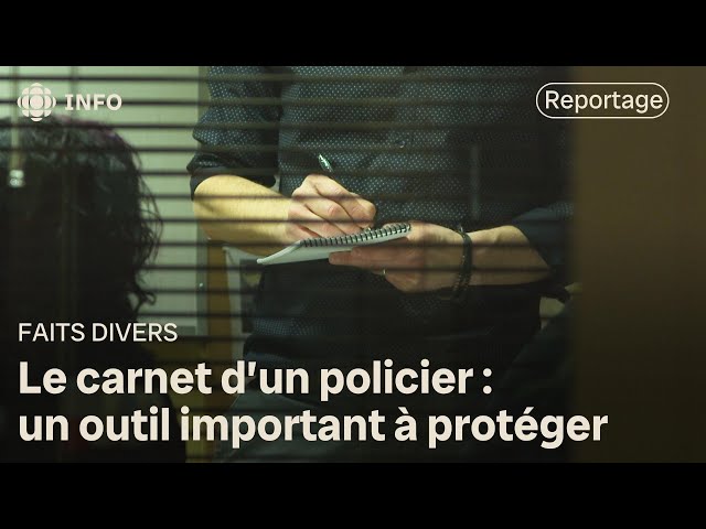 ⁣La gestion d'un carnet de notes pour un policier