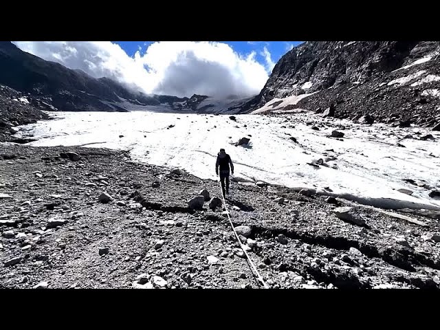 ⁣Klimawandel: Der berühmte Dosdè-Gletscher schrumpft