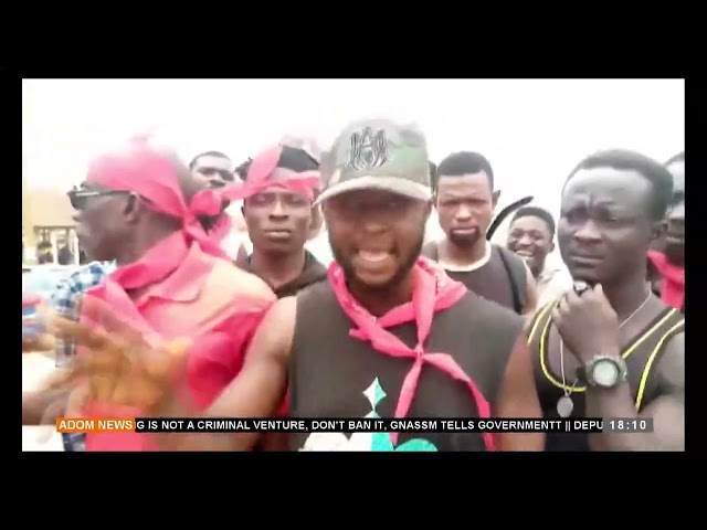 ⁣Akrokere Community Miners protest against destruction of river bodies, forest reserves(13-09-24)