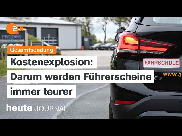 ⁣heute journal vom 13.09.2024 Führerscheine werden teurer, Bundeswehrschiffe in Taiwanstraße, Ukraine