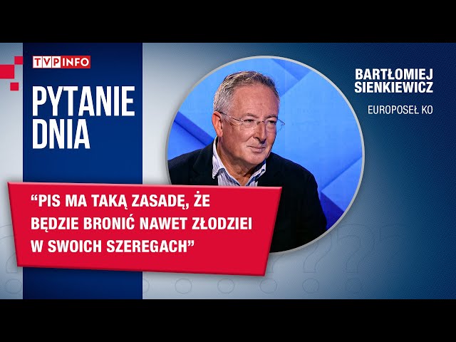 Sienkiewicz: system sięgania po publiczne pieniądze był DNA PiS-u przez osiem lat | PYTANIE DNIA