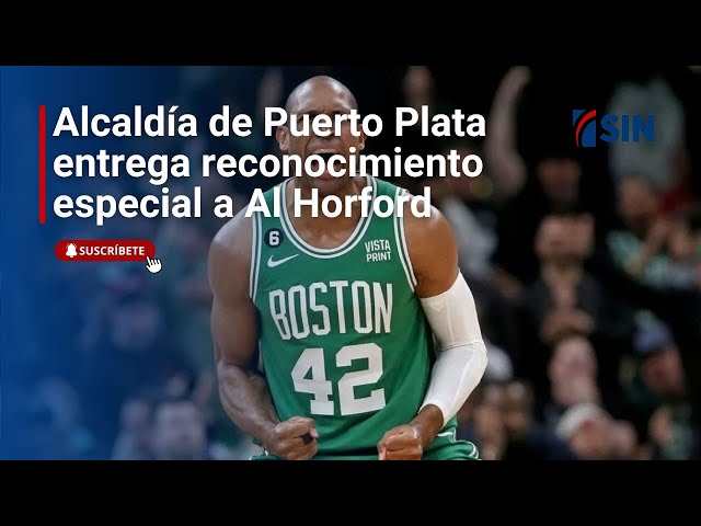 ⁣Alcaldía de Puerto Plata entrega reconocimiento especial a Al Horford