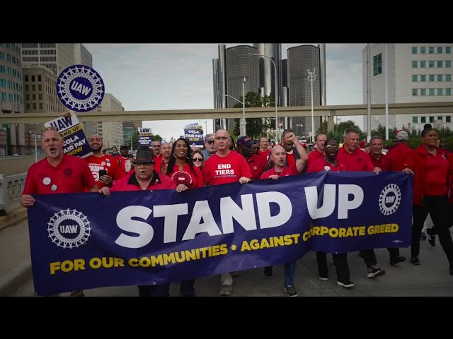 ⁣A year after the historic UAW strike, autoworkers tell us how they're feeling