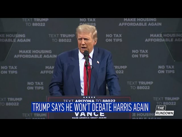 ⁣Trump Says He Will Not Debate Harris Again - The Rundown: 9/13/24 | NBCLA