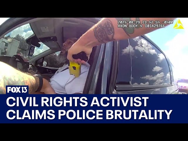 ⁣Civil rights activist arrested after traffic stop