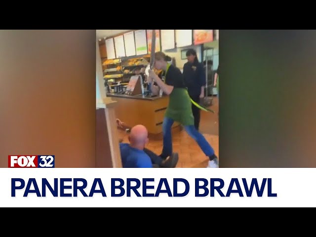 ⁣Across America: Brawl breaks out inside Panera Bread restaurant