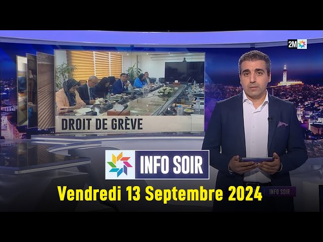 ⁣Info soir : Vendredi 13 Septembre 2024