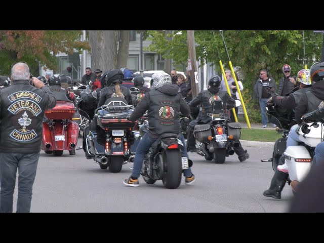 ⁣Thousands of motorcyclists attend Port Dover, Ont. for Friday 13th tradition