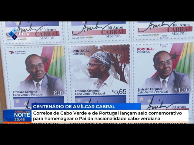 ⁣Correios de Cabo Verde e de Portugal lançam selo comemorativo para homenagear o Pai da nacionalidade