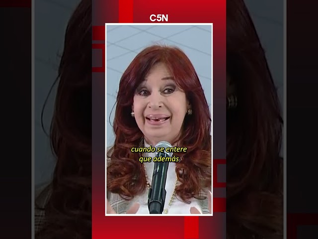 ⁣CRISTINA KIRCHNER LE HABLÓ A UNA MUJER QUE APARECIÓ EN C5N