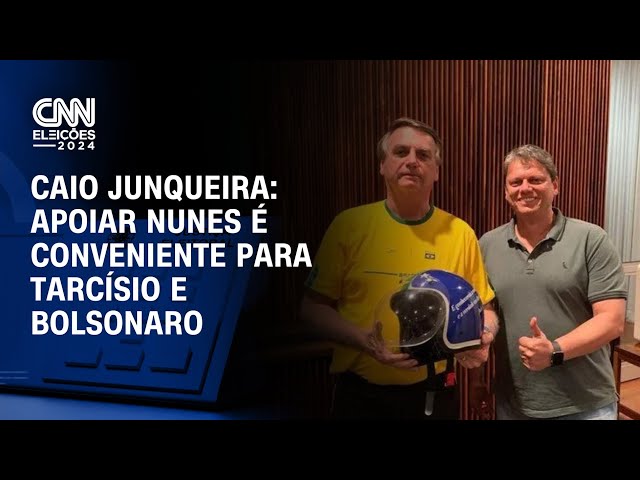 ⁣Caio Junqueira: Apoiar Nunes é conveniente para Tarcísio e Bolsonaro | CNN ARENA