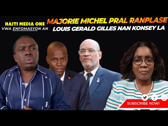 ⁣Andre Michel Fè Konnen Ariel fe Plis  Bagay Nan Peyi A Ke Jovenel, Majorie Michel Pral Prezidan