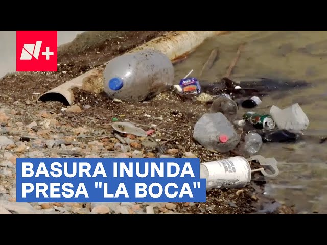 Presa "La Boca" está llena, pero con basura - N+ #Shorts