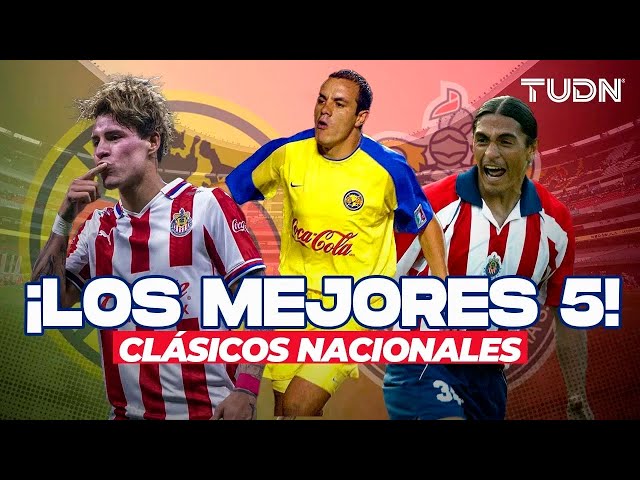 ⁣¡EL PARTIDO MÁS IMPORTANTE!  Los 5 clásicos más vibrantes de America vs Chivas | TUDN