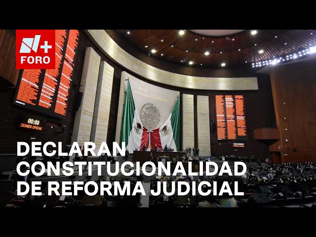 ⁣Diputados declaran constitucionalidad de la Reforma al Poder Judicial - Las Noticias